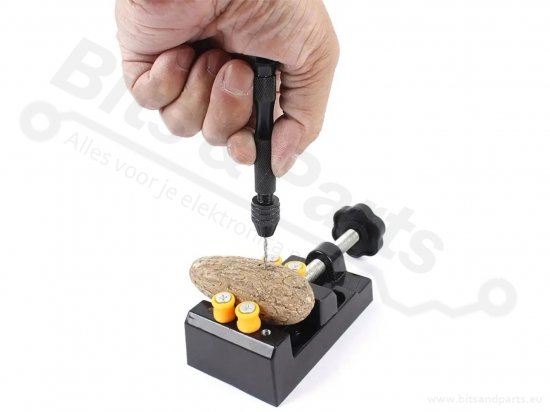 Hand drill for small drill bits 0.3mm - 3.4mm